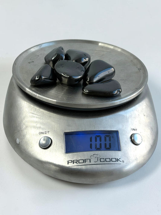 Shungite Tumbled Polished Stones 100g