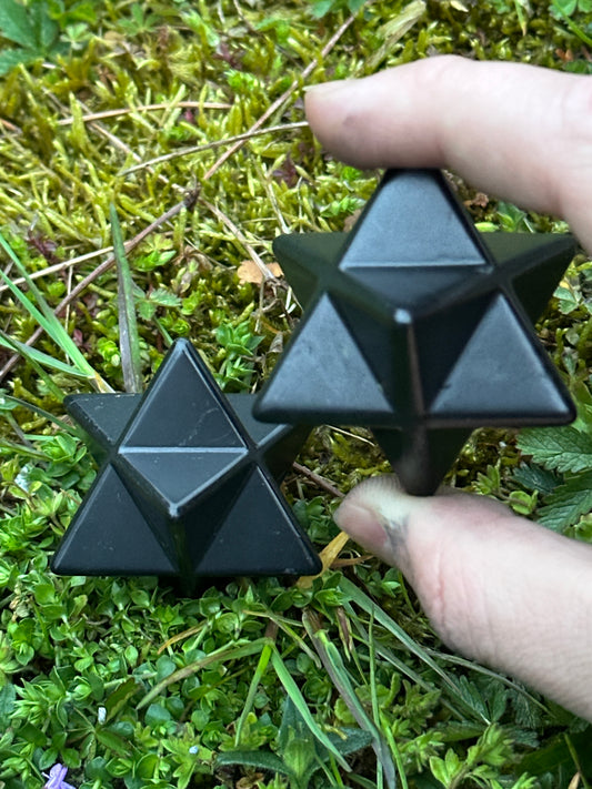 Shungite Merkaba Polished
