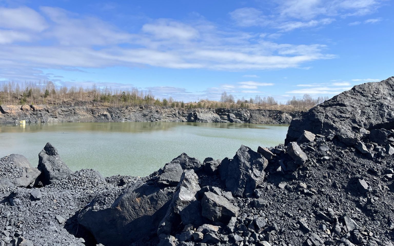 The Zazhoginsky shungite deposit in Karelia