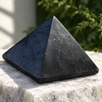 Large 70 mm polished shungite pyramid