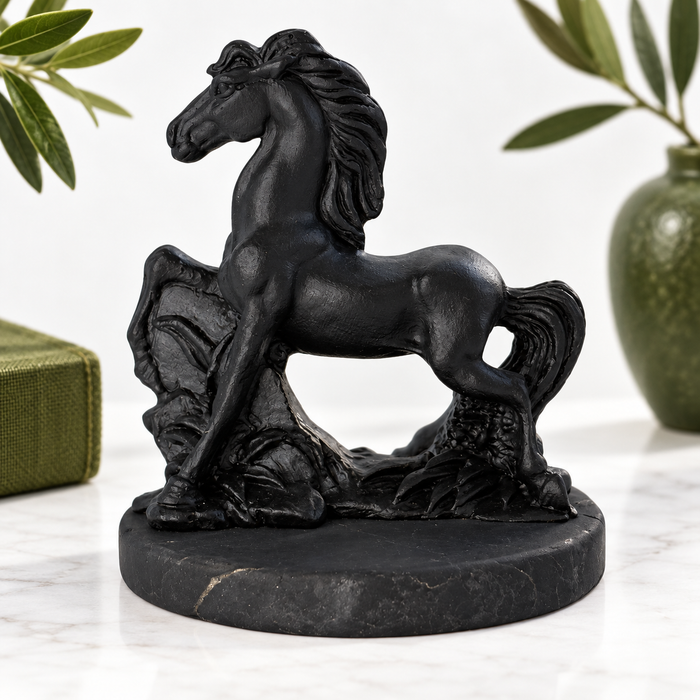 Year of the Horse Shungite Figurine — Limited Edition