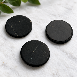 Shungite Phone Stickers — 20 mm, 3-Pack