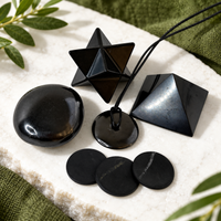 Shungite Starter Kit, five pieces, studio shot