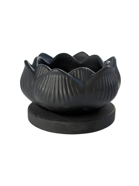 Shungite Lotus Candleholder
