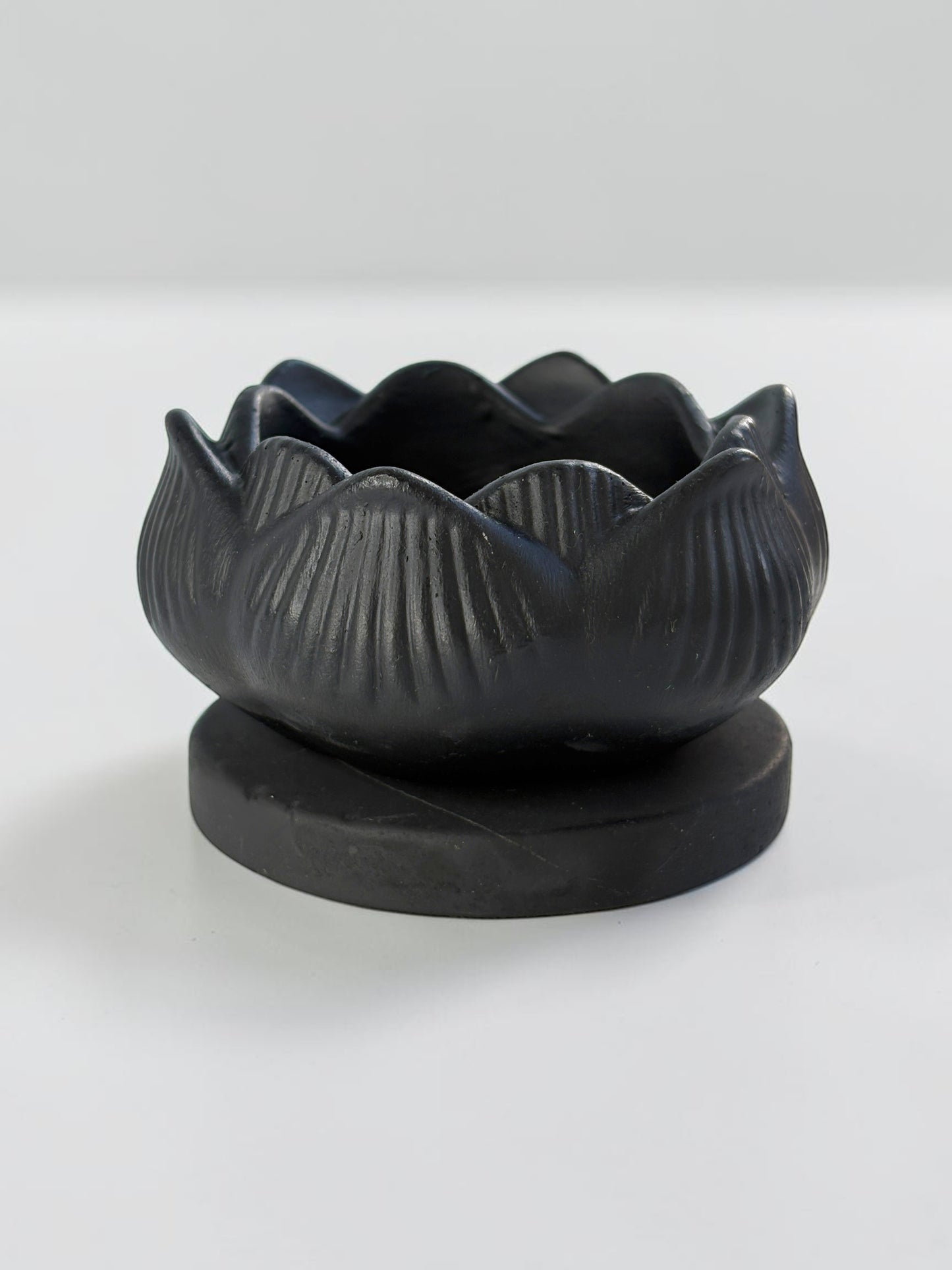 Shungite Lotus Candleholder
