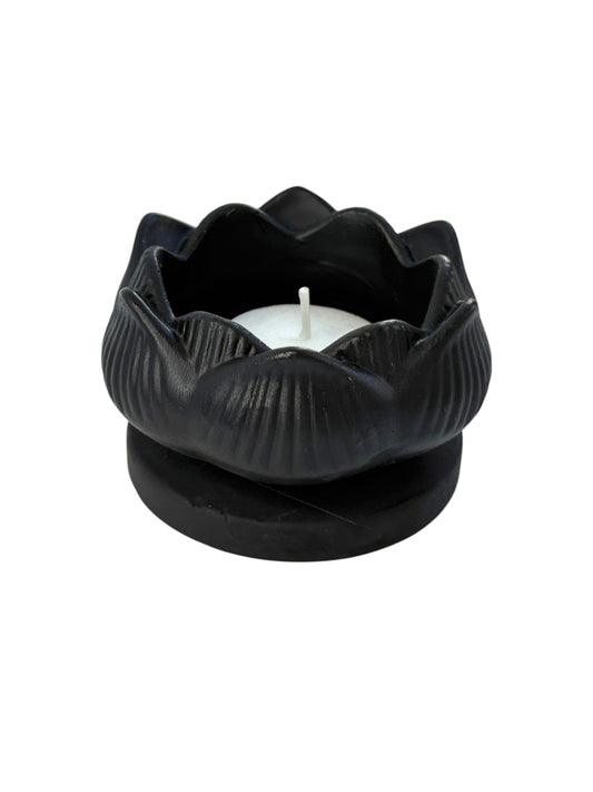 Shungite Lotus Candleholder
