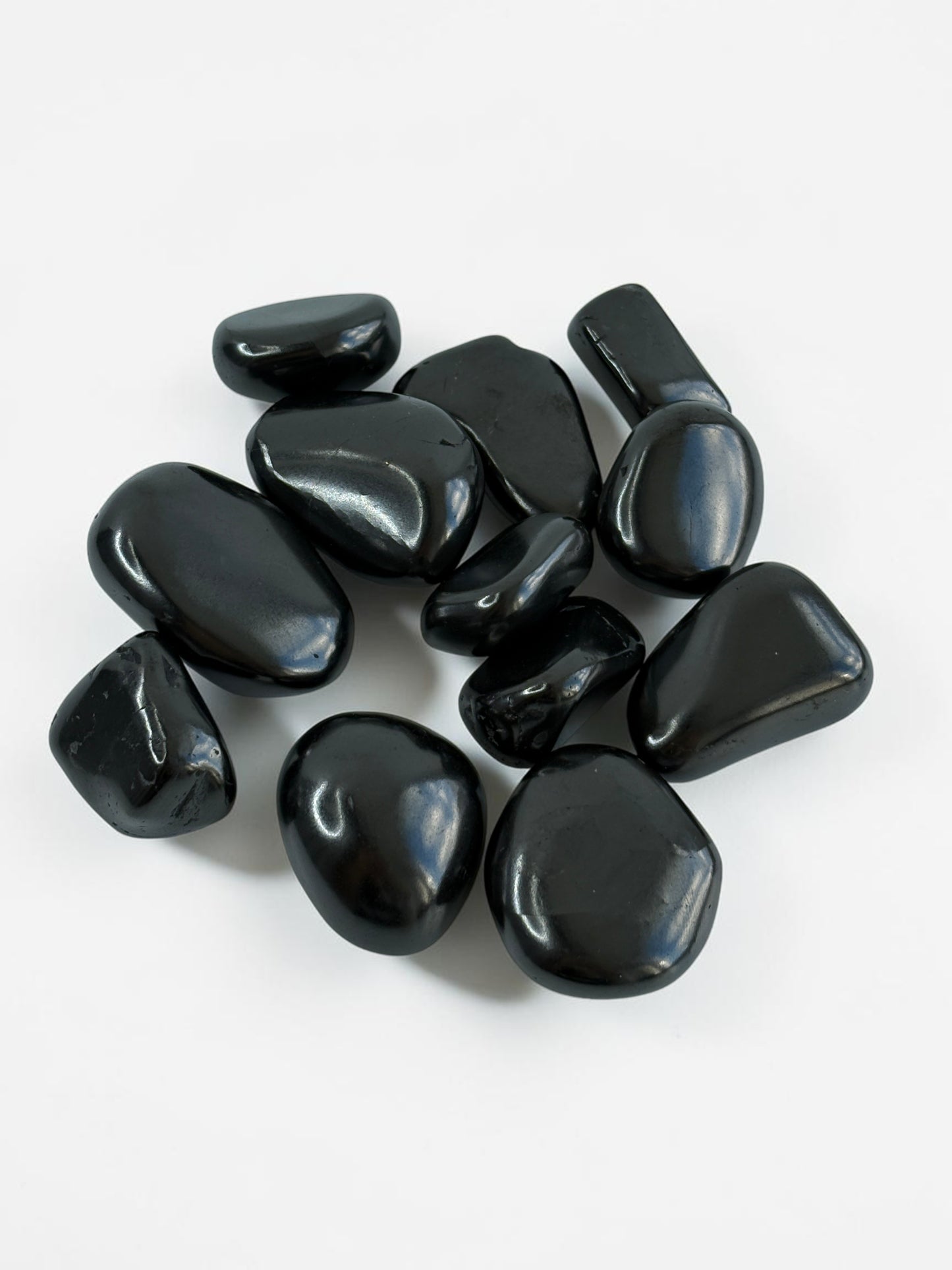 Shungite Tumbled Polished Stones 200g