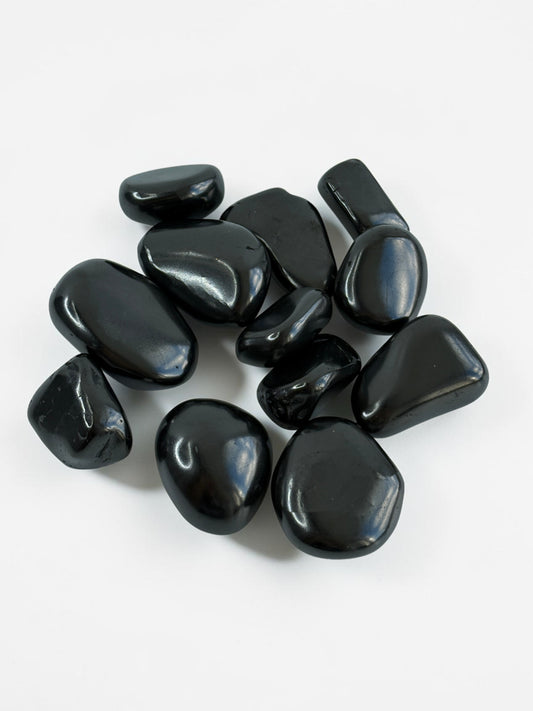 Shungite Tumbled Polished Stones 200g