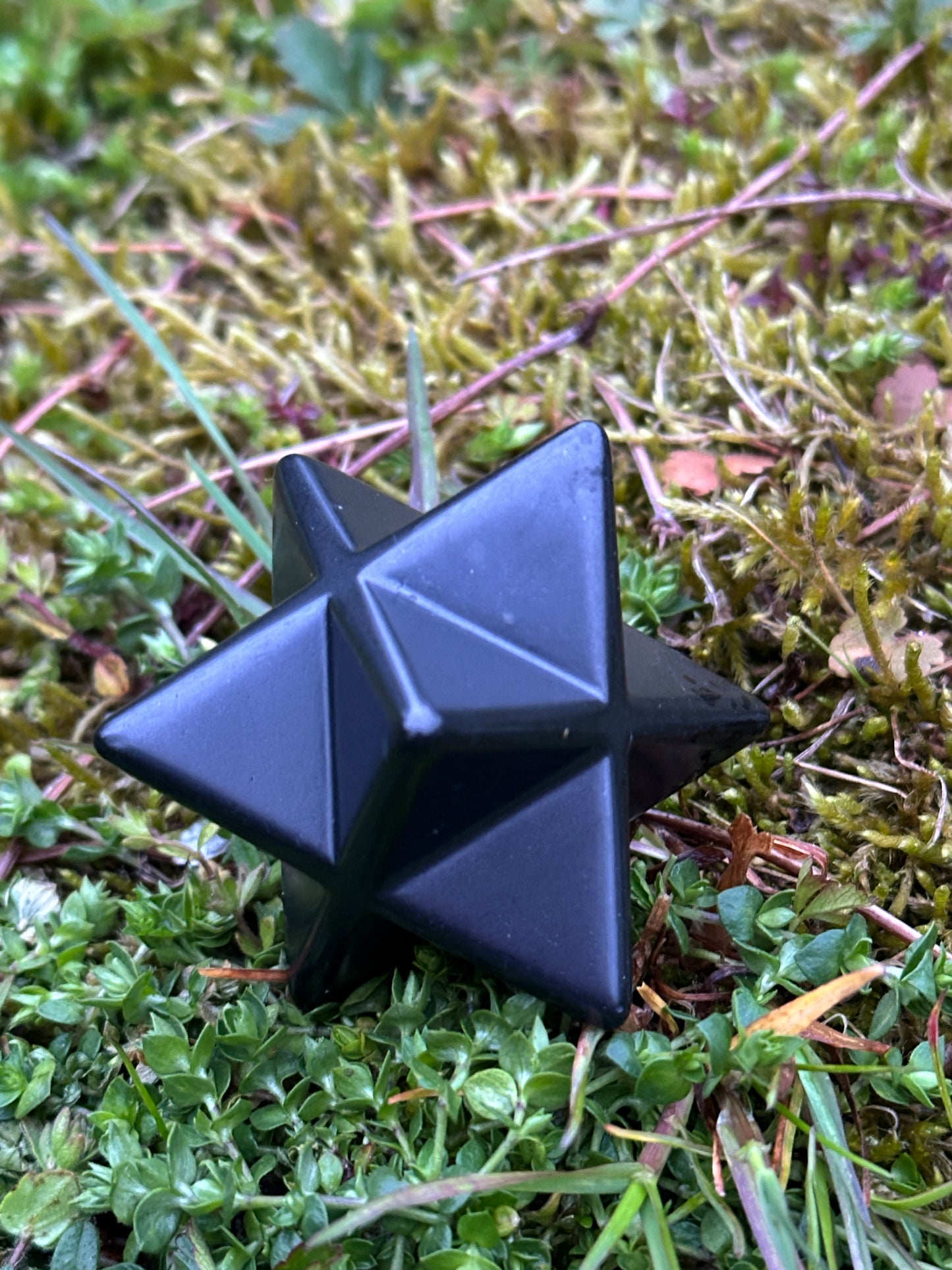 Shungite Merkaba Polished