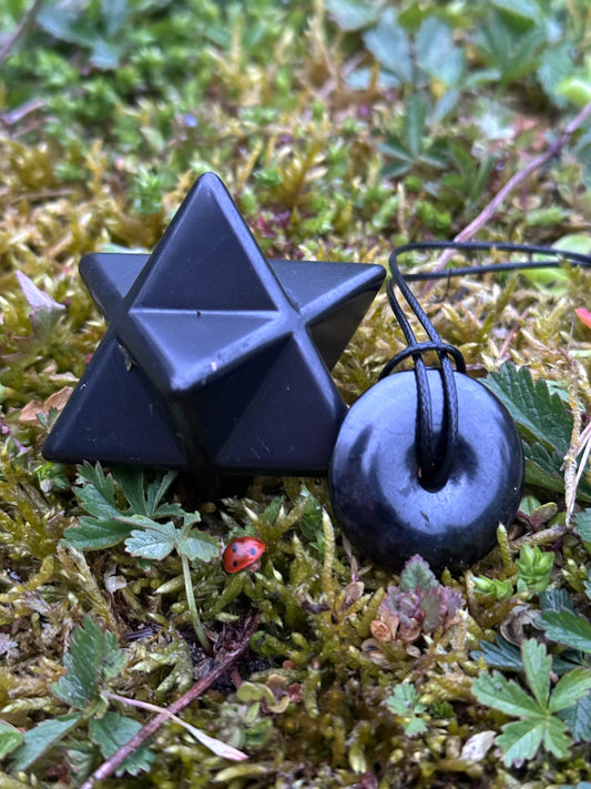 Shungite Merkaba + Torus
