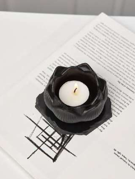 Shungite Lotus Candleholder