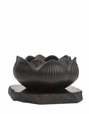 Shungite Lotus Candleholder
