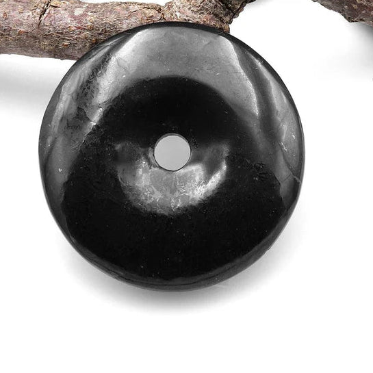Shungite Torus Pendant Polished