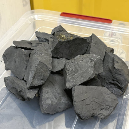 Medium raw shungite pieces, 60-150 g each