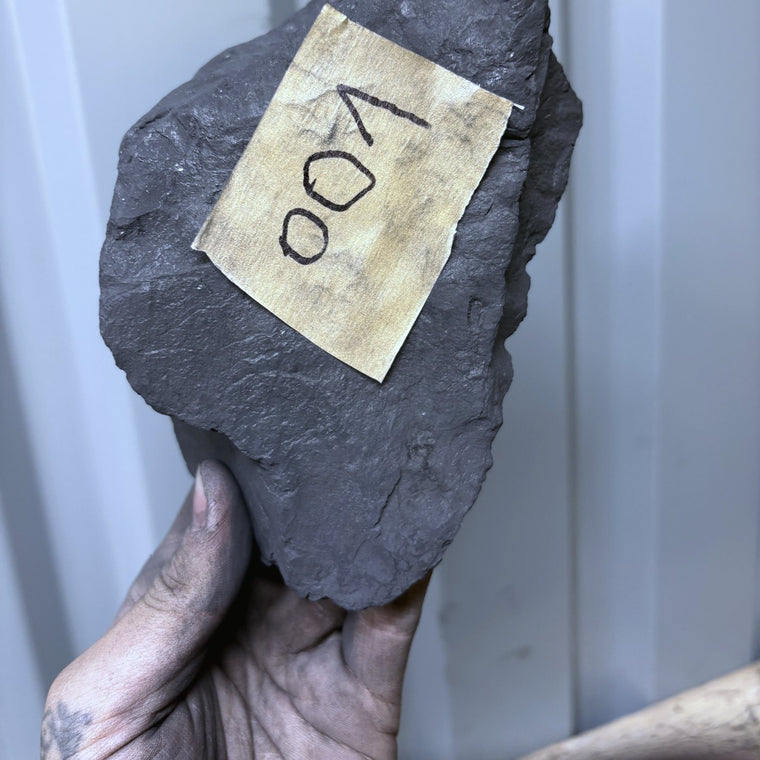 Raw Shungite Specimen 001 — 1335g Slab