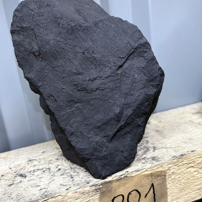 Raw Shungite Specimen 001 — 1335g Slab