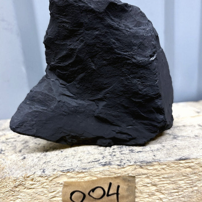 Raw Shungite Specimen 004 — 593g Wedge
