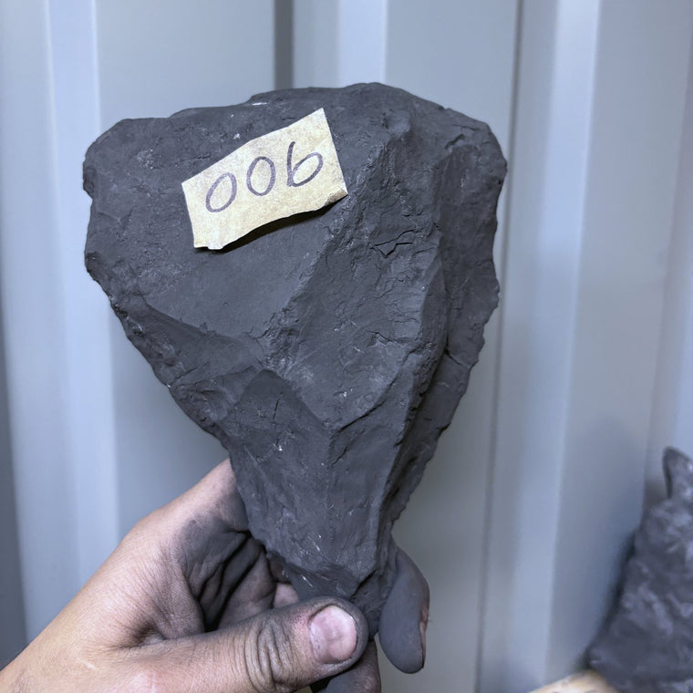 Raw Shungite Specimen 006 — 1141g Triangle