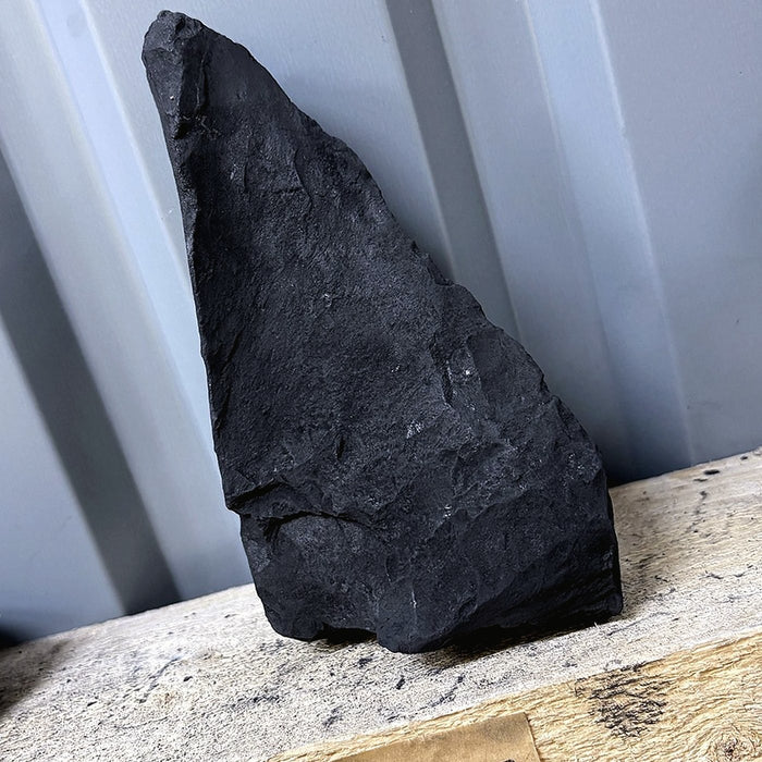 Raw Shungite Specimen 007 — 681g Blade