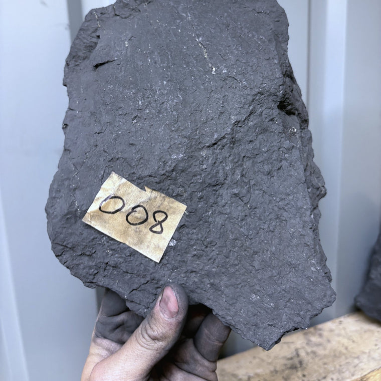 Raw Shungite Specimen 008 — 2450g Large Slab