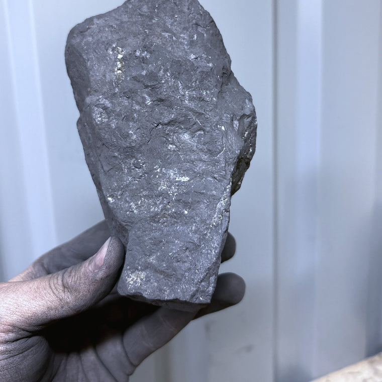 Raw Shungite Specimen 014 — 932g Wedge