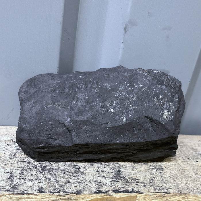 Raw Shungite Specimen 014 — 932g Wedge