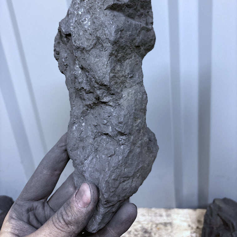 Raw Shungite Specimen 016 — 873g Ridge