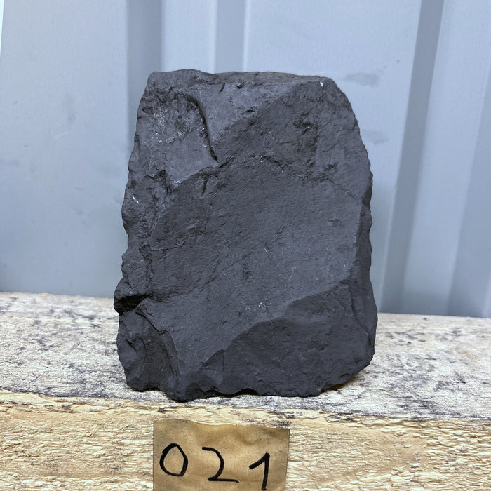 Raw Shungite Specimen 021 — 763g Flat Piece