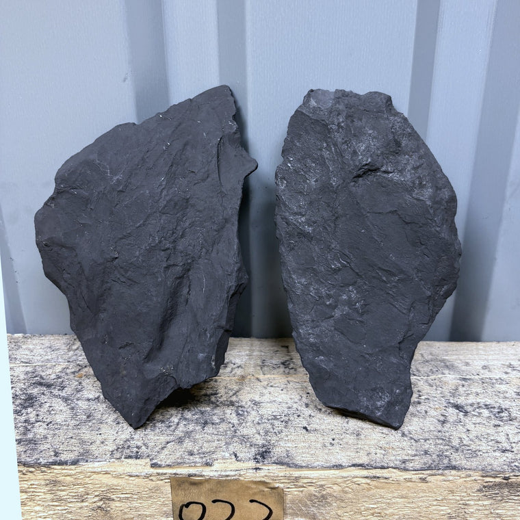 Raw Shungite Specimen 023 — 985g Twin Piece