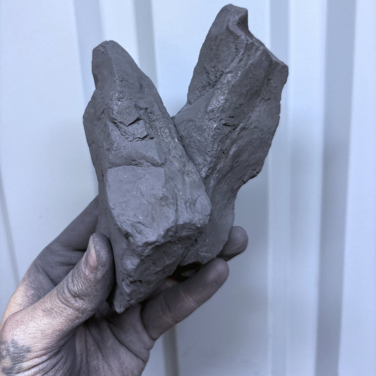 Raw Shungite Specimen 027 — 806g Twin Piece